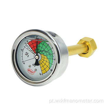 Mini analisadores de gases de pressão de pressão de botão